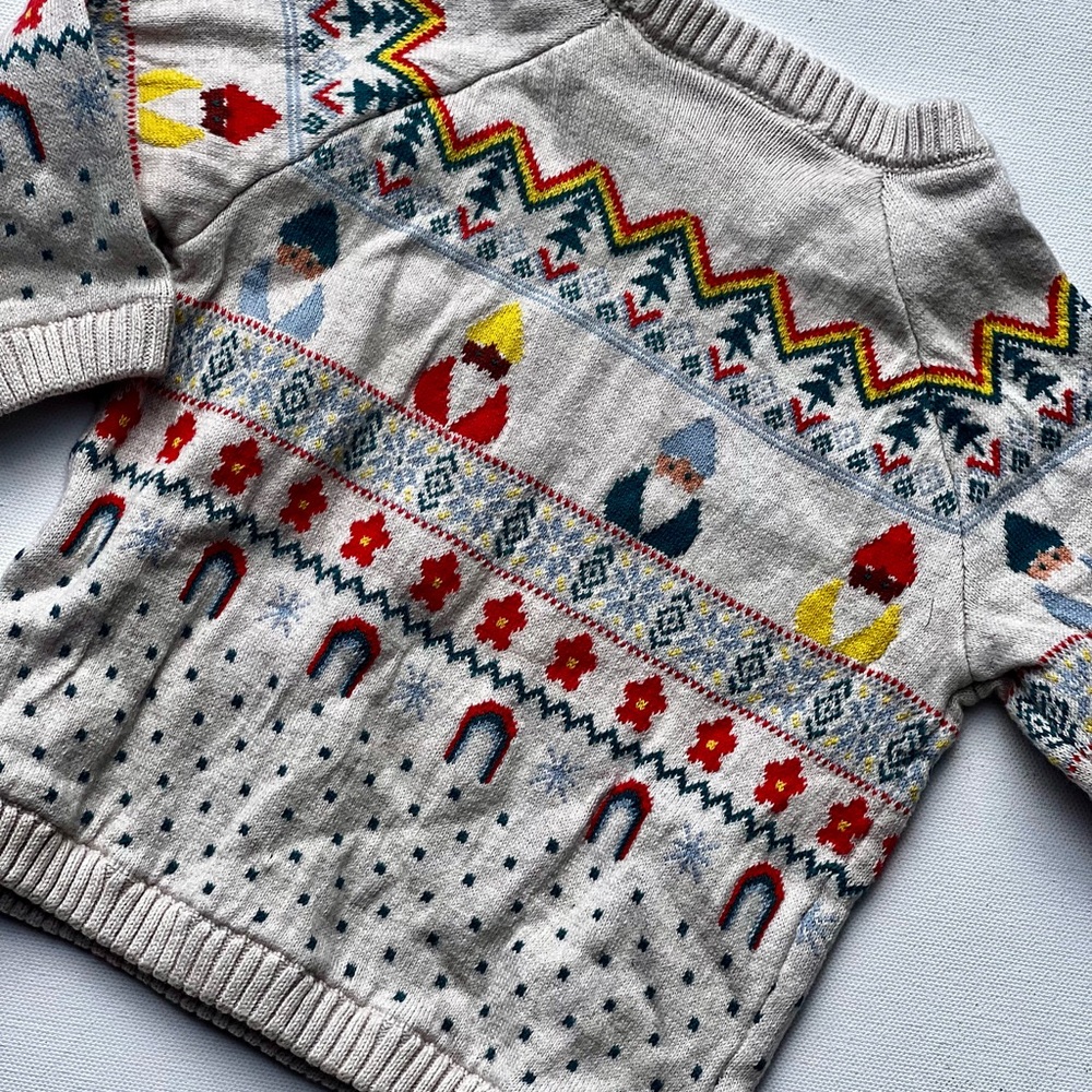 Hanna Andersson Holiday Fair Isle Sweater - Picture 9 of 11